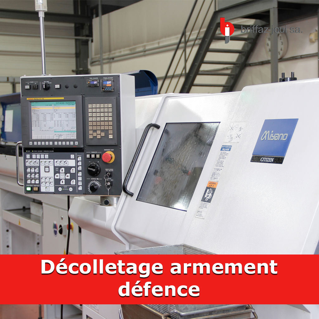 Décolletage armement et défense : les types d'acier utilisés