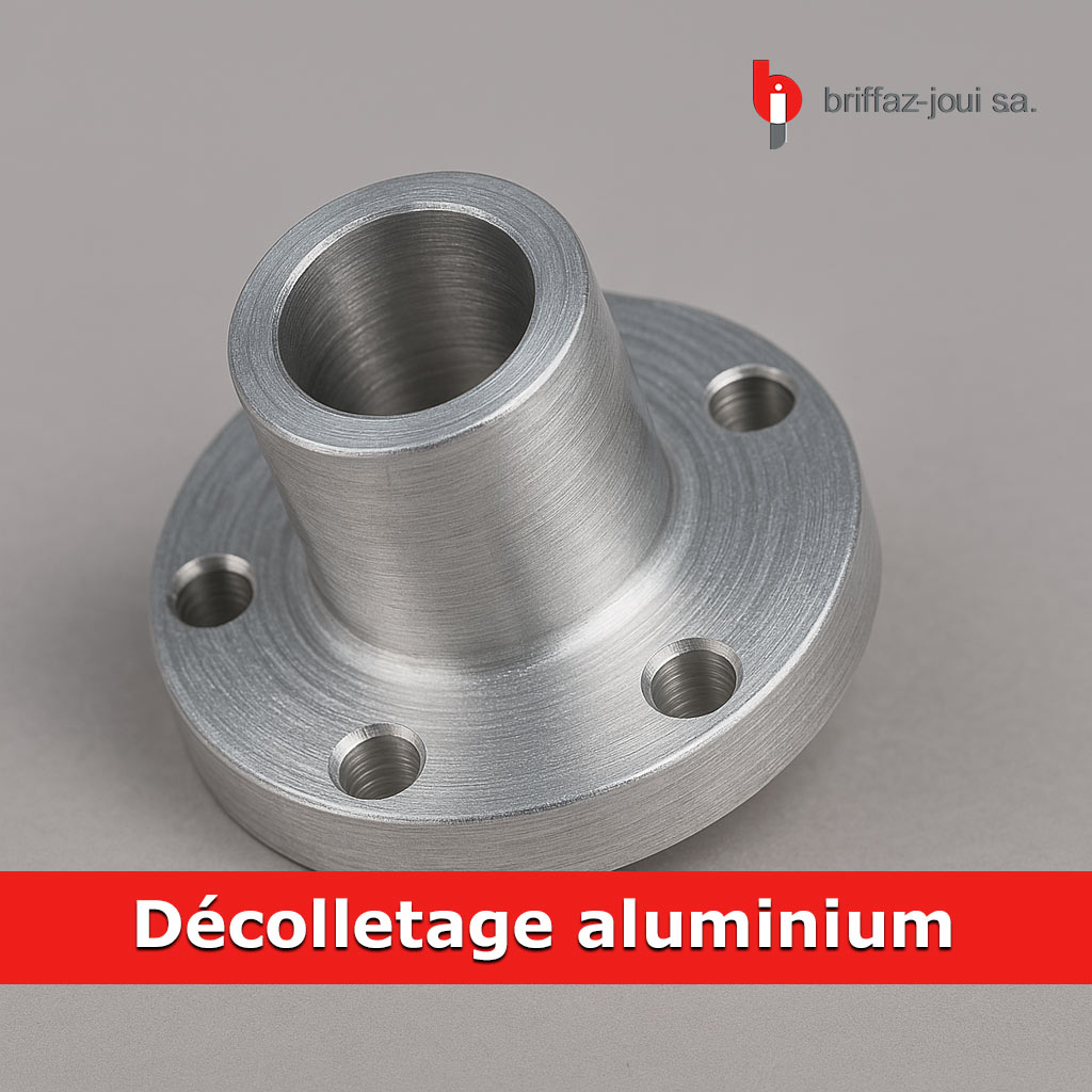 Décolletage Aluminium : 2030, 2017, 2011, 6060, 6082. Contraintes, utilisation