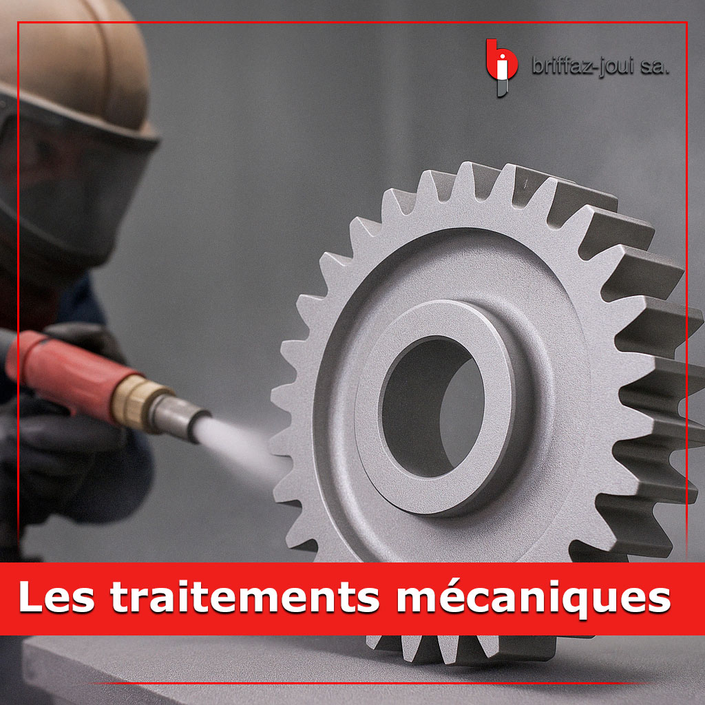 Les traitements mécaniques : Polissage, grenaillage, tribofinition et sablage