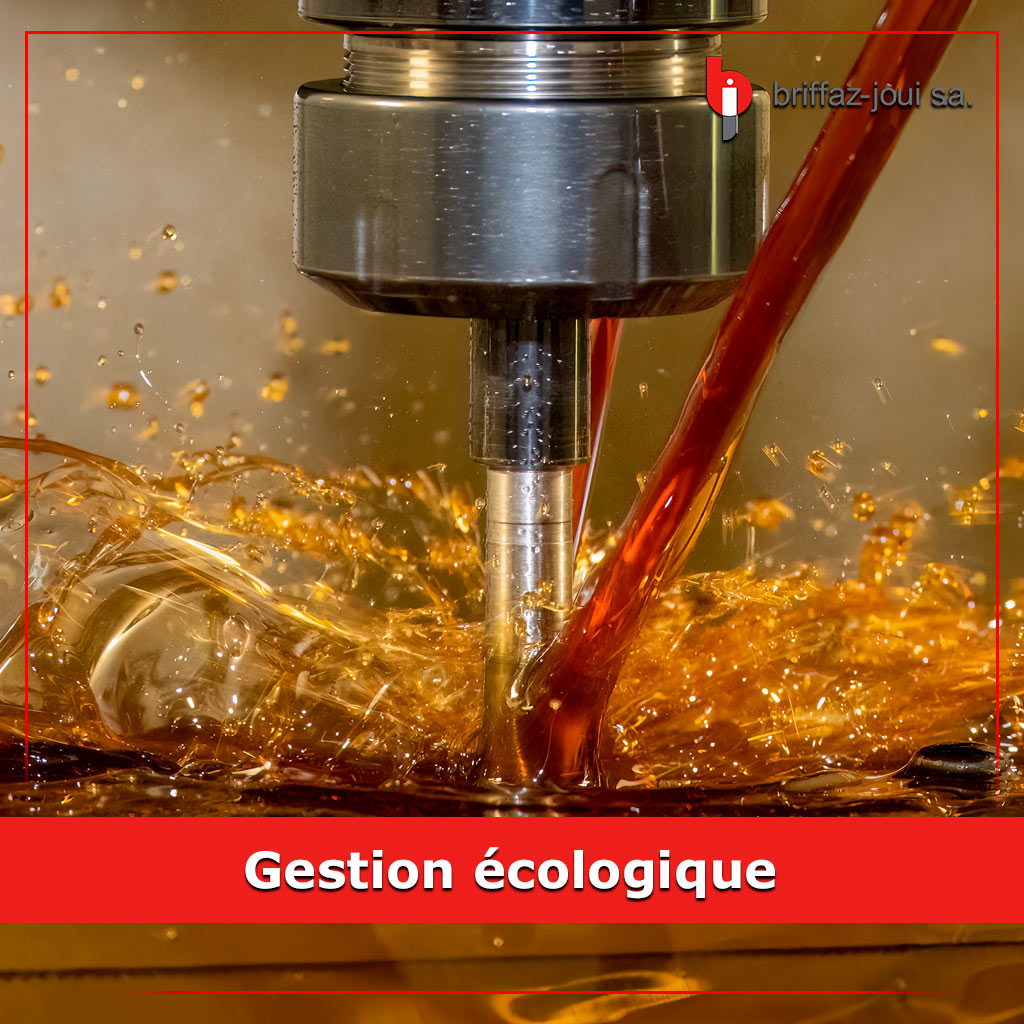 Gestion écologique et traitement des copeaux et des huiles