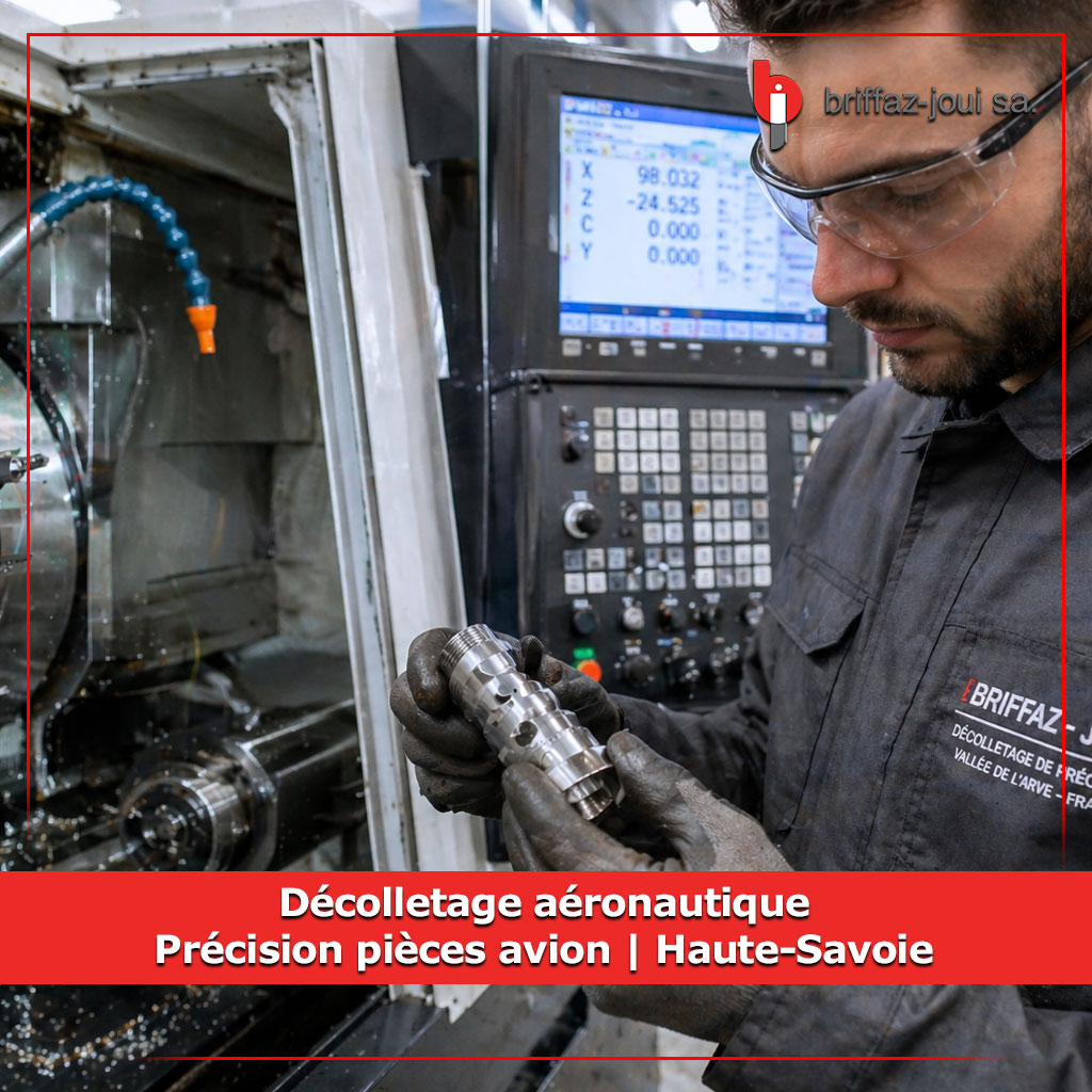 Décolletage aéronautique | Précision pièces avion | Haute-Savoie