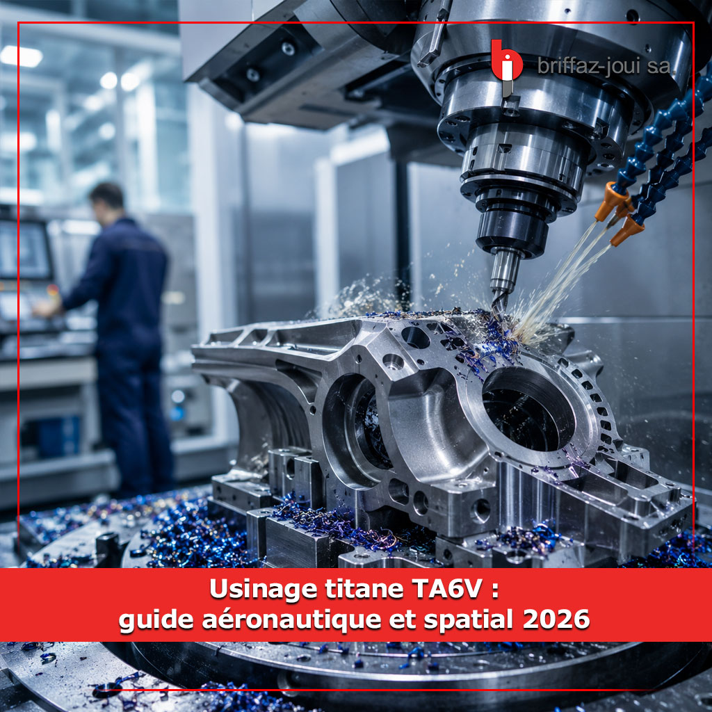 Usinage titane TA6V : guide aéronautique et spatial 2026